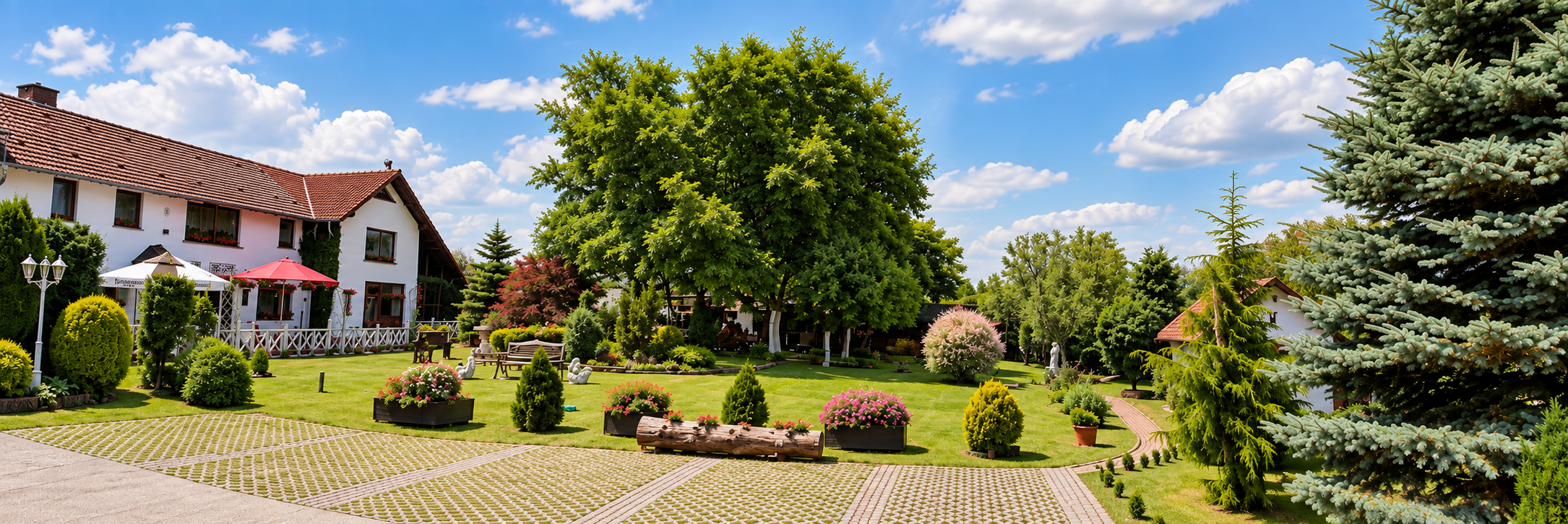 Gasthof und Garten