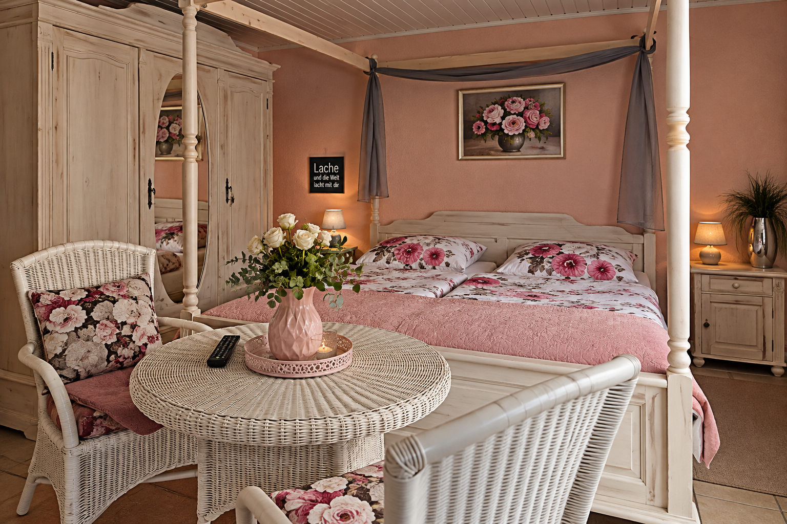 Gemütlich eingerichtetes Gästezimmer